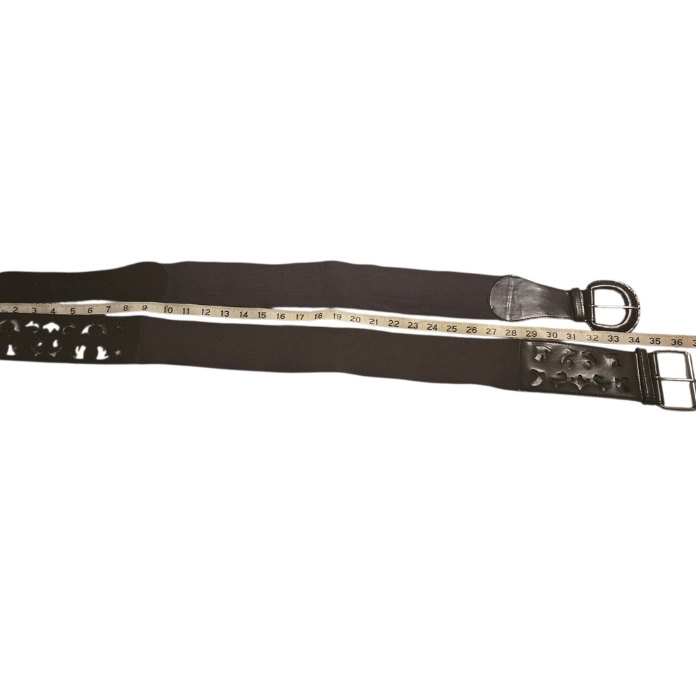 2 Brown Stretchy Belts